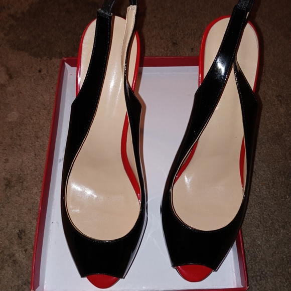 JOY IN LOVE Women's Slingbacks Peep Toe High Heels - Picture 2 of 4